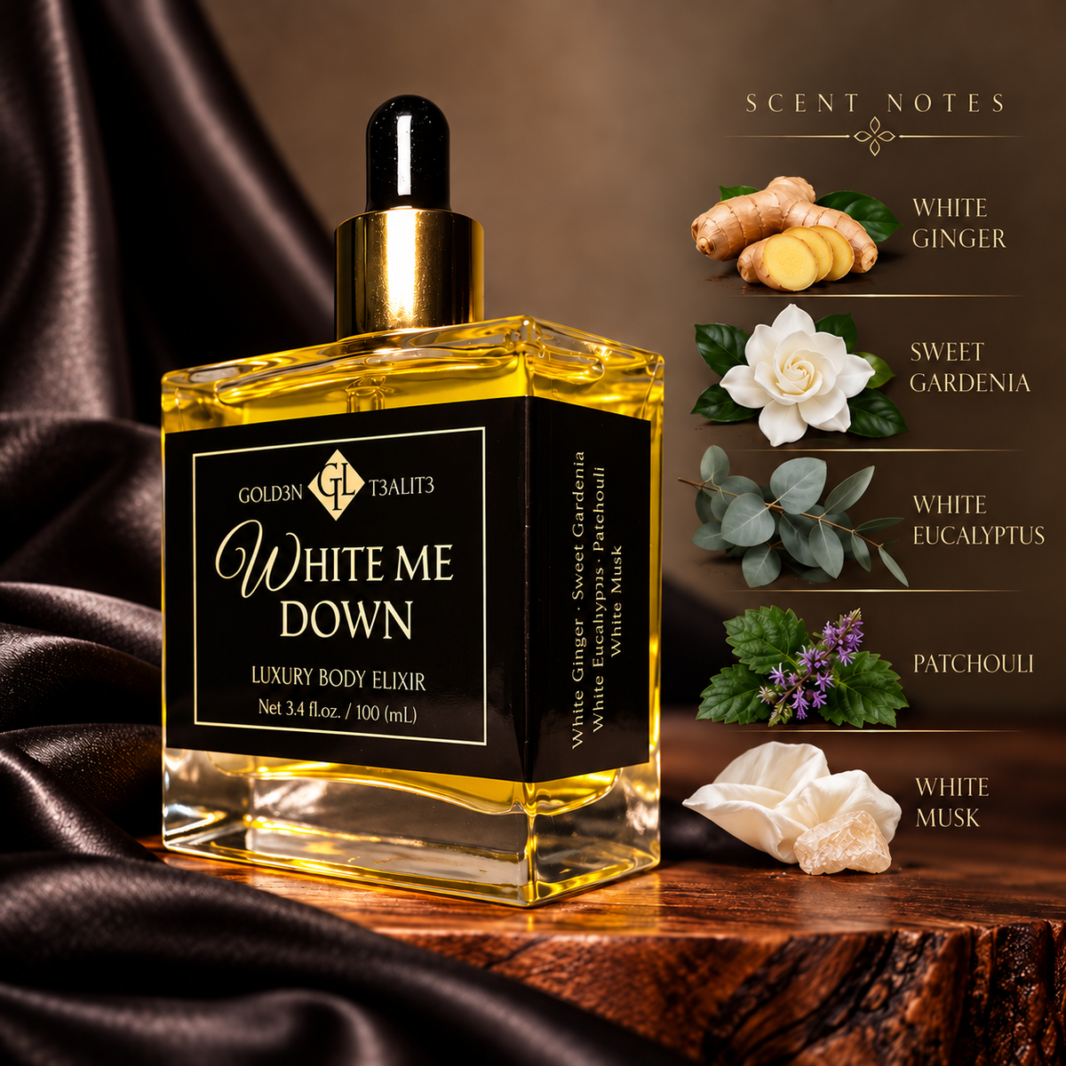 WHITE ME DOWN | Luxury Body Elixir