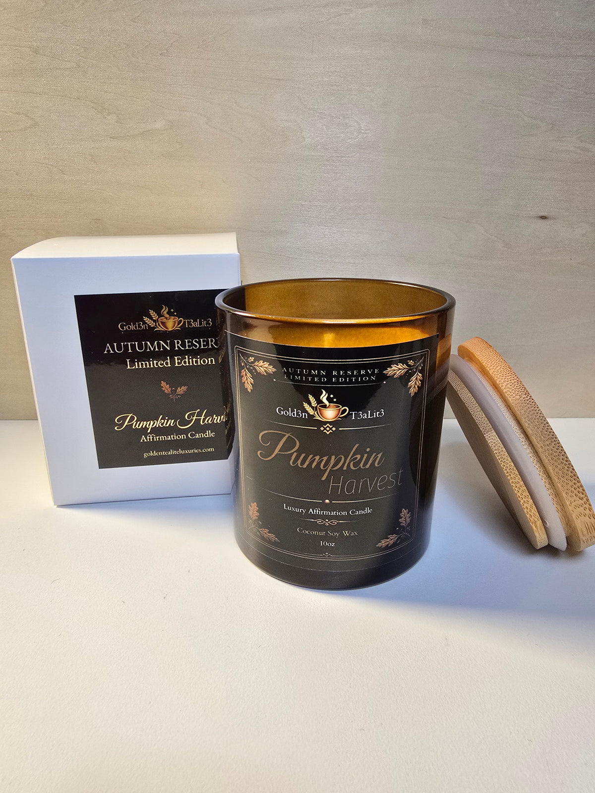 PUMPKIN HARVEST *Limited Autumn Edition* | Affirmation Candle  Coconut Soy 10oz