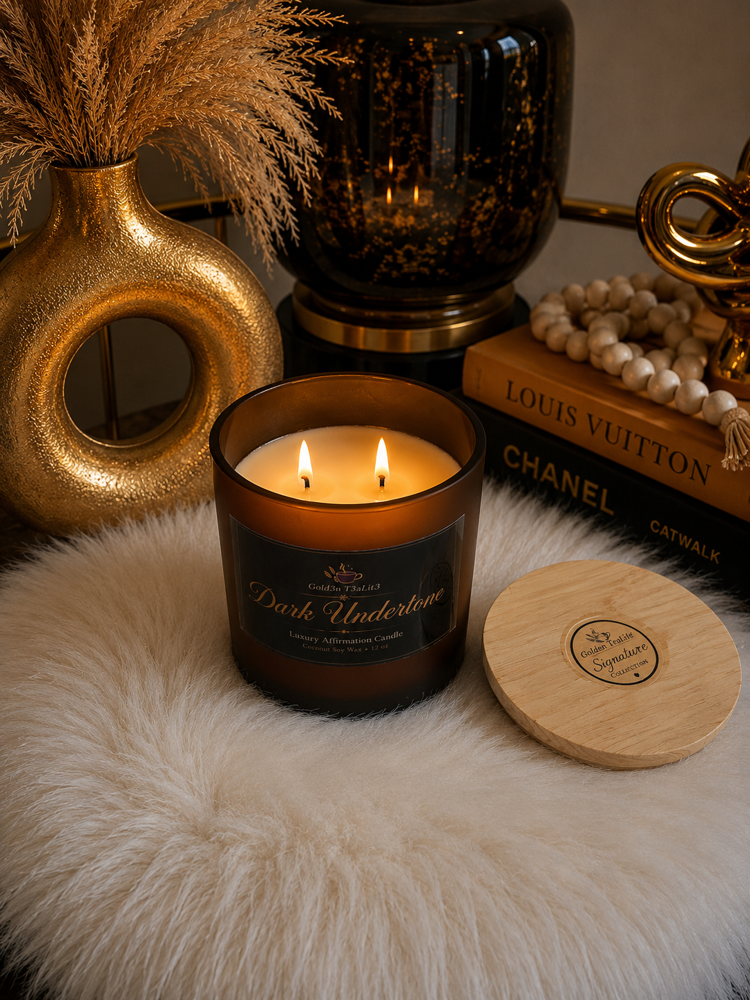 DARK UNDERTONE  *Signature Collection |  Luxury Affirmation Candle 12oz