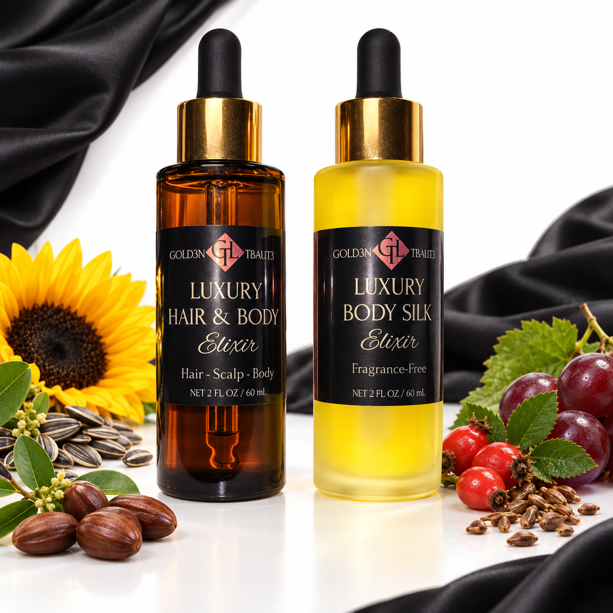 THE ROSE GOLD COLLECTION | SILK UNSCENTED & BOTANICAL