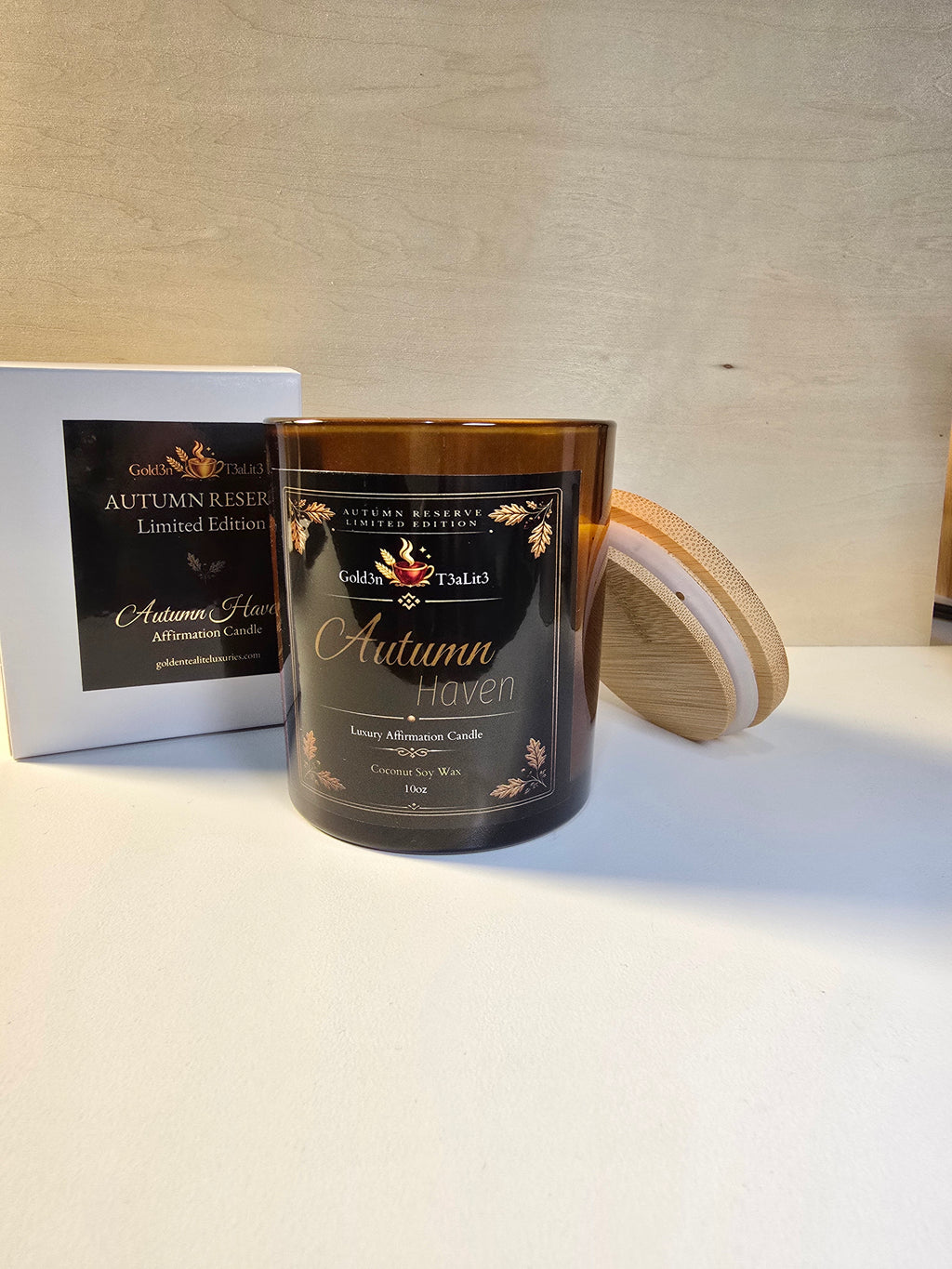 AUTUMN HAVEN *Limited Autumn Edition* | Affirmation Candle  Coconut Soy 10oz