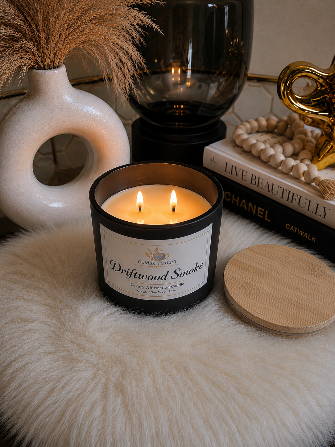 DRIFTWOOD SMOKE | Affirmation Candle 12oz