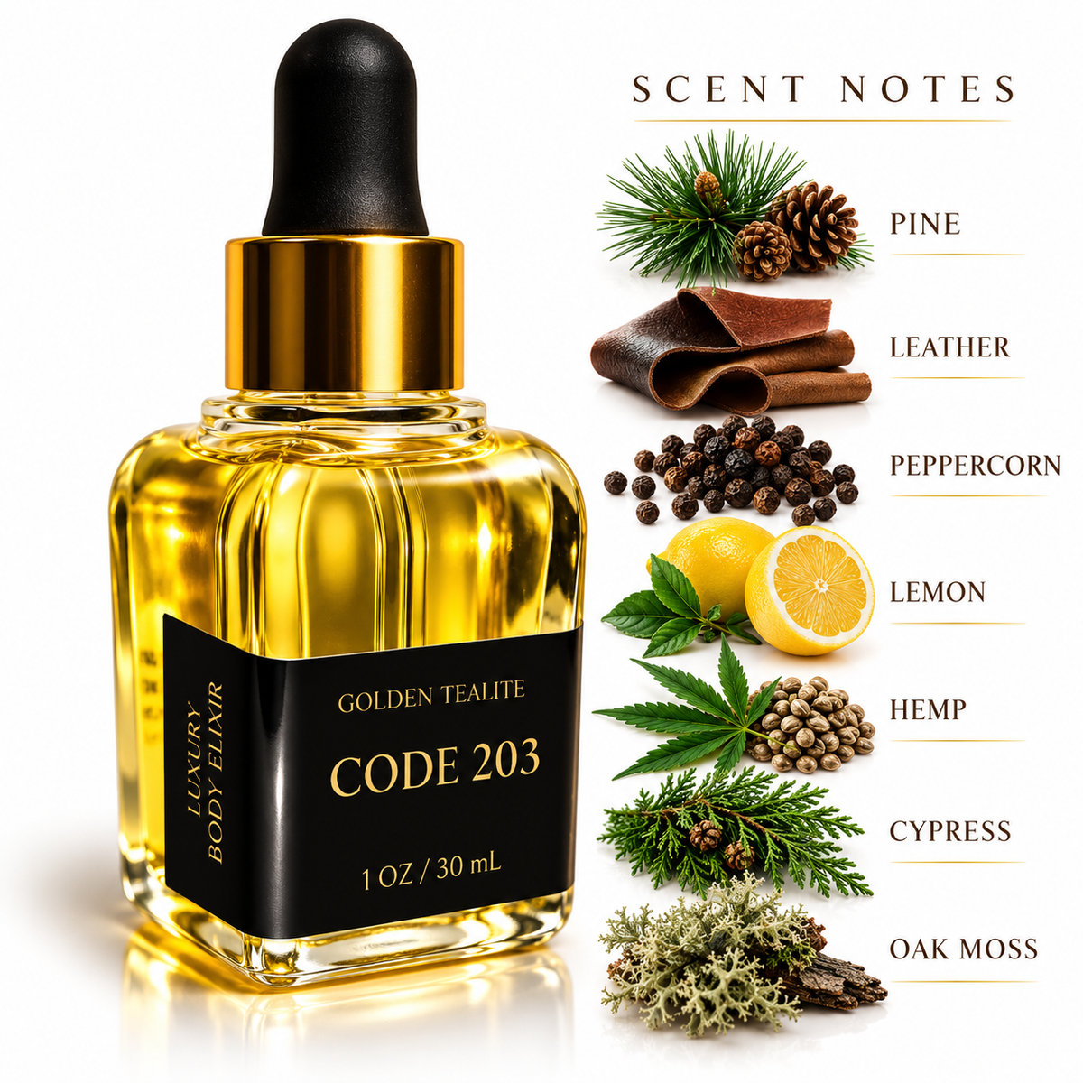 CODE 203 | Men's Luxury Collection Body Elixir