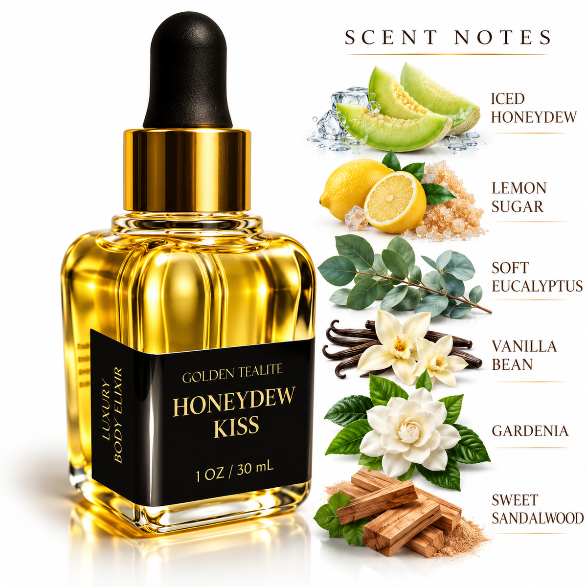GOLD3N T3ALIT3 Luxury Body Elixirs (1 oz Previews)