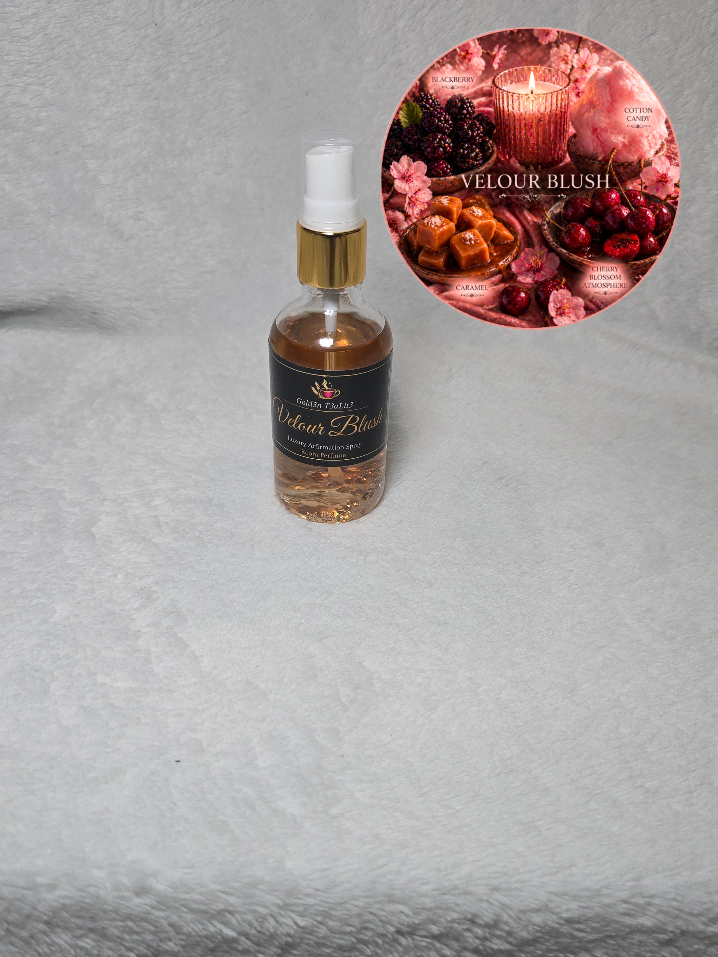 VELOUR BLUSH  Complete All-In *Signature Collection* Spray | (Body / Home / Travel ) Crystal-infused 4oz