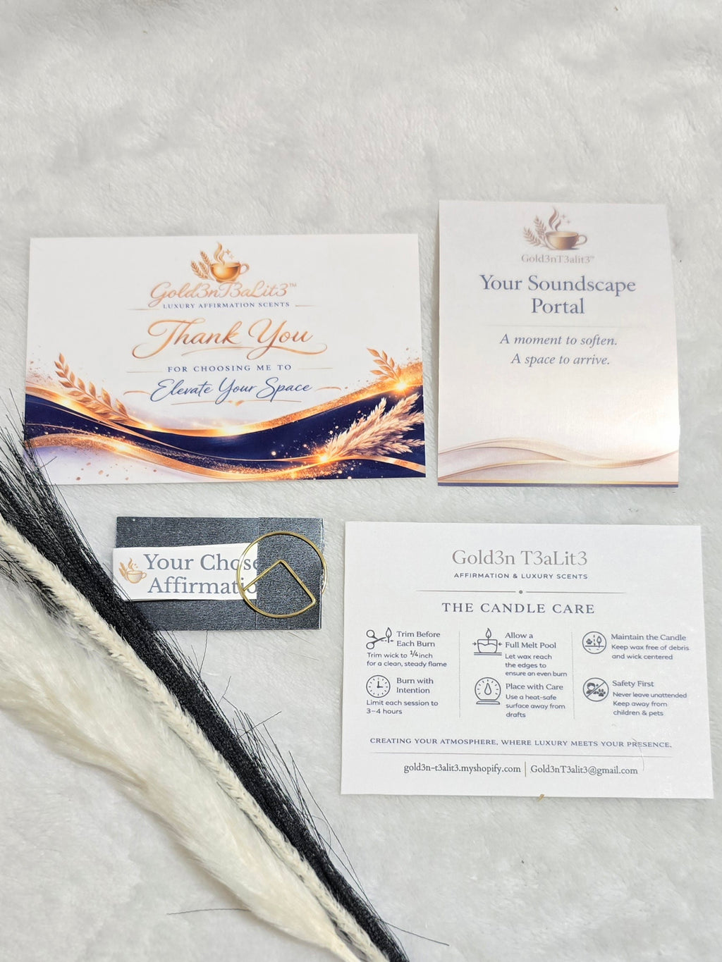 MOONLIT OASIS(Spa Candle) | Luxury Affirmation Candle 12oz