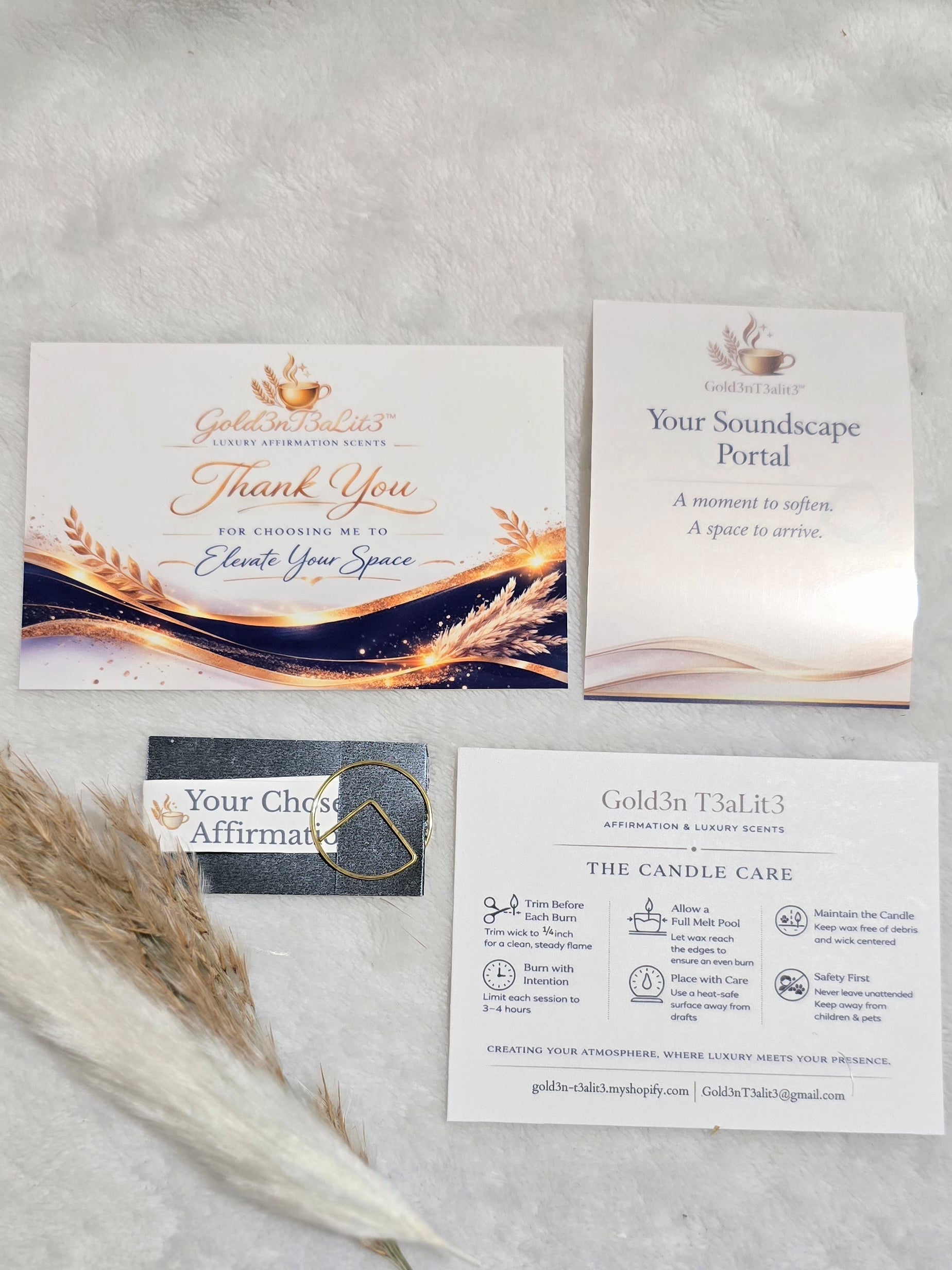 VANILLA VEIL | Affirmation Candle 12oz