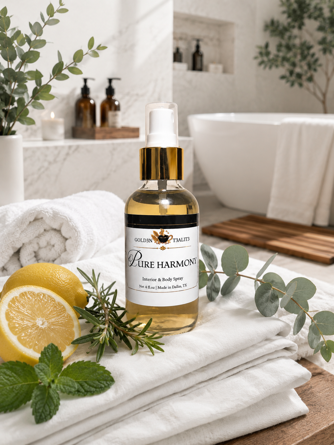 PURE HARMONY | Luxury Interior & Body Spray (Eau de Toilette)