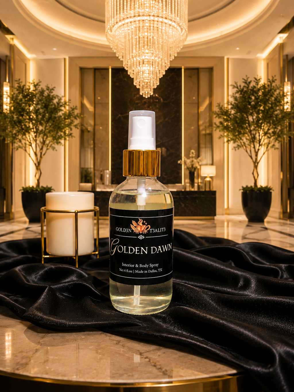 GOLDEN DAWN | Luxury Interior & Body Spray (Eau de Toilette)