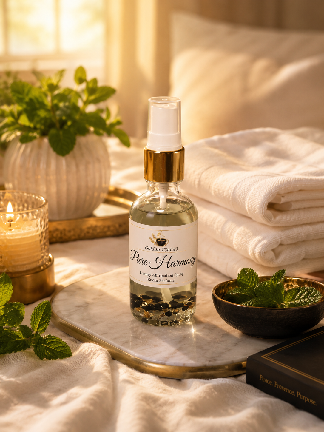 PURE HARMONY  Complete All-In *Signature Collection* Spray | (Body / Home / Travel ) Crystal-infused 4oz