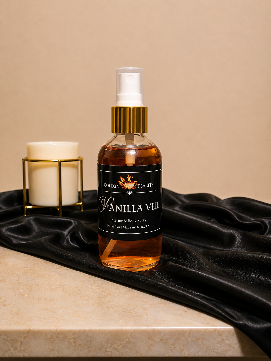 VANILLA VEIL | Luxury Interior & Body Spray (Eau de Toilette)