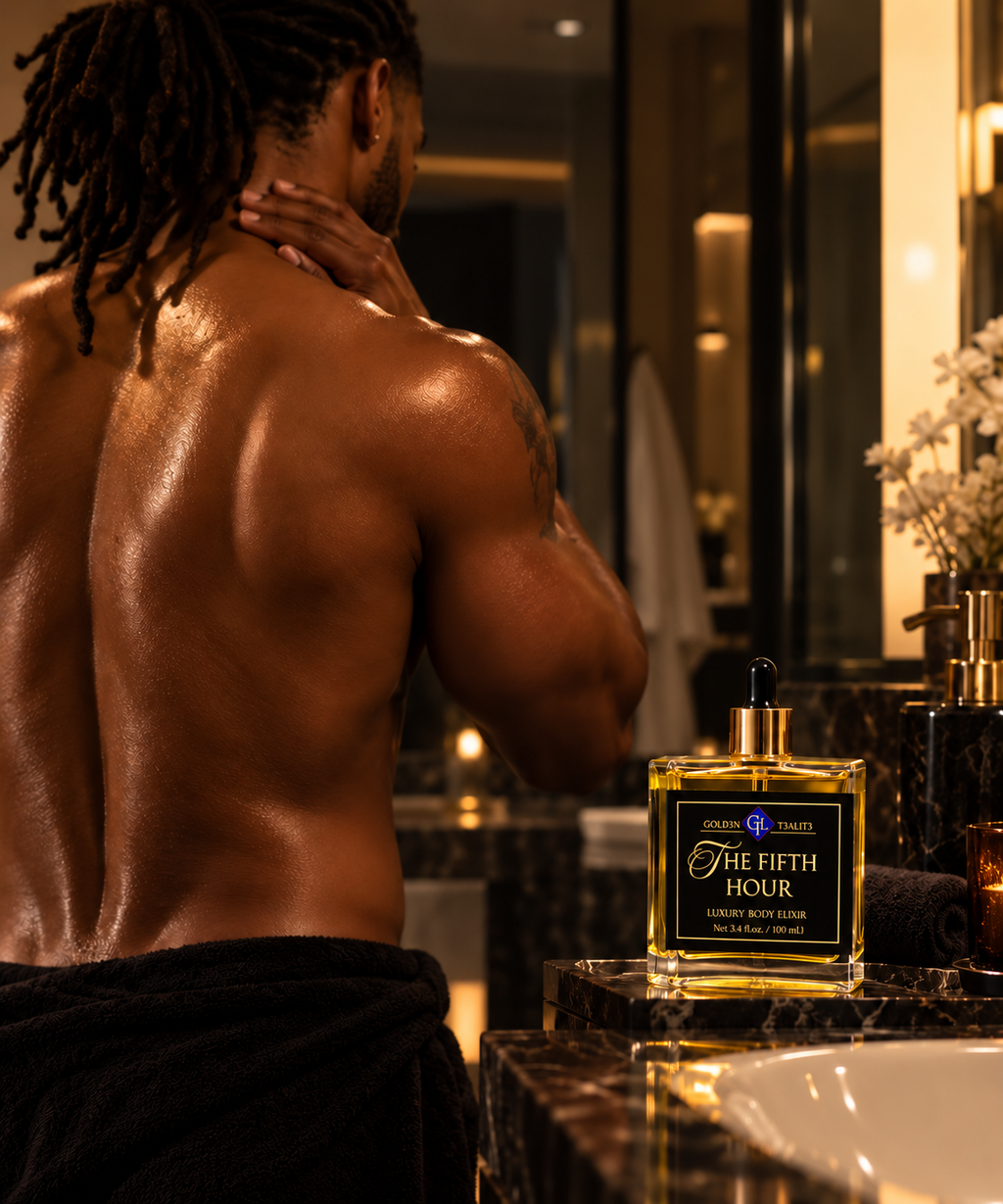 GOLD3N T3ALIT3 | MEN'S LUXURY BODY ELIXIR COLLECTION (3.4 oz)
