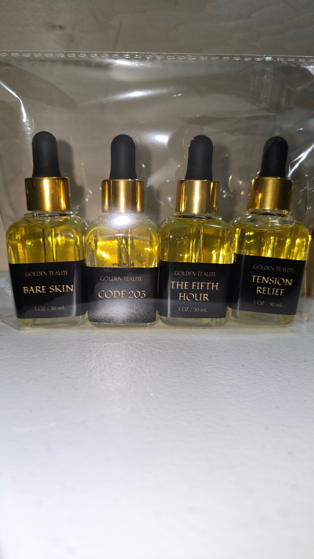 GOLD3N T3ALIT3| THE LUXÉ EDITS Bundles | (4) 1oz Luxury Body Elixir Previews