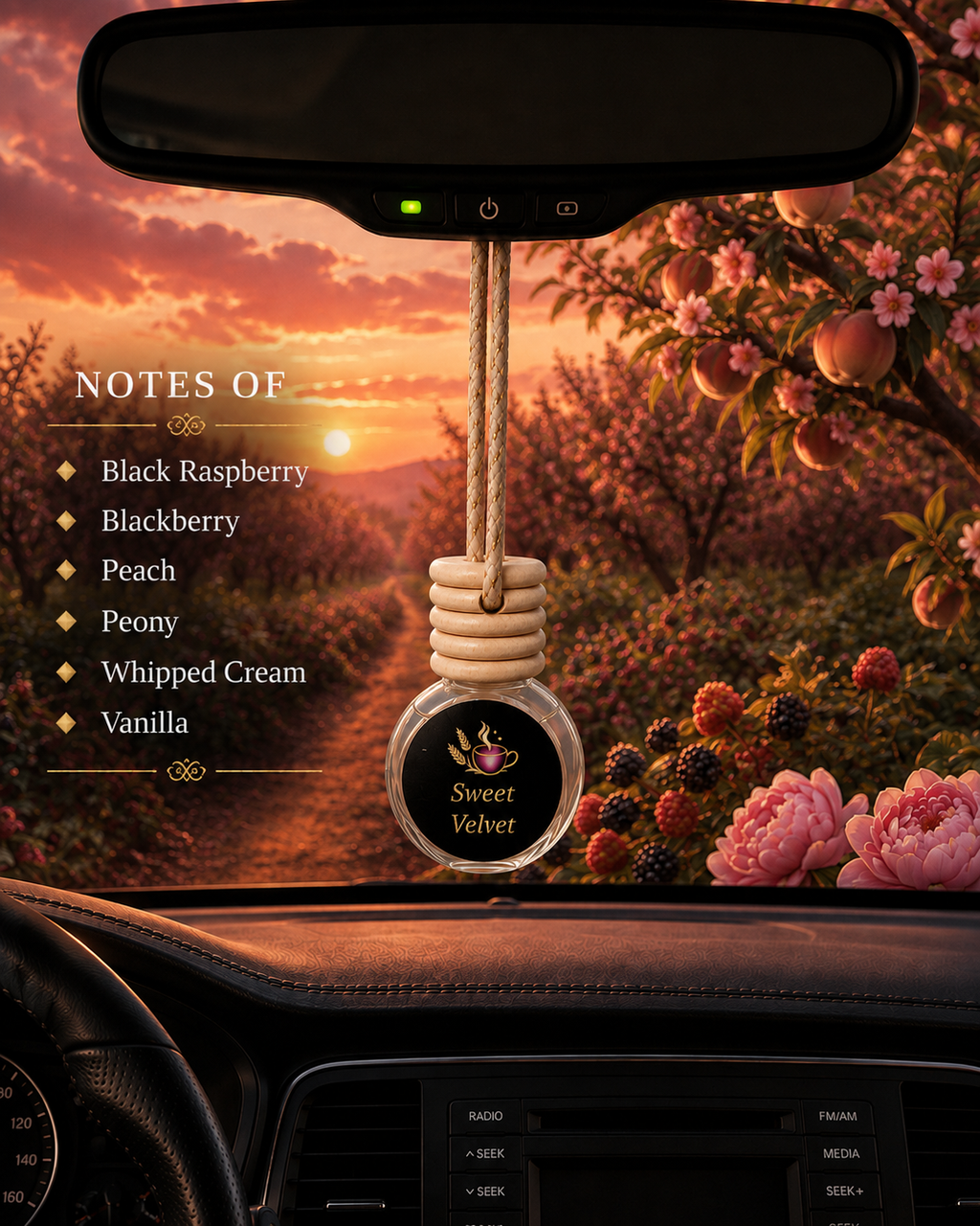 SWEET VELVET Car Diffuser | Custom Blend (8mL)