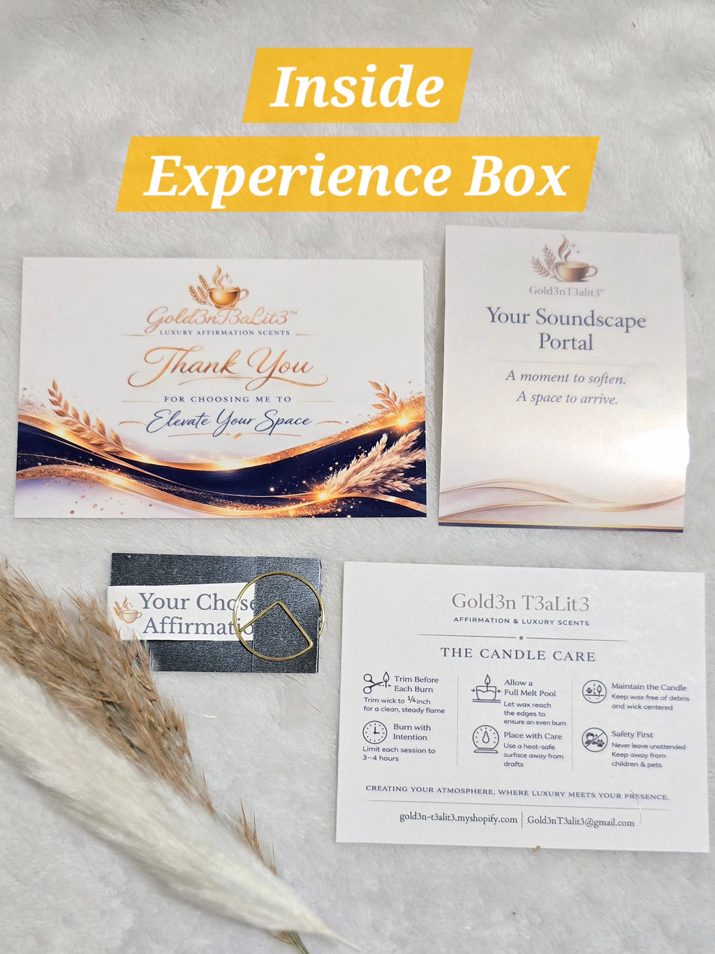 GOLDEN DAWN *Signature Collection | Luxury Affirmation Candle 12oz