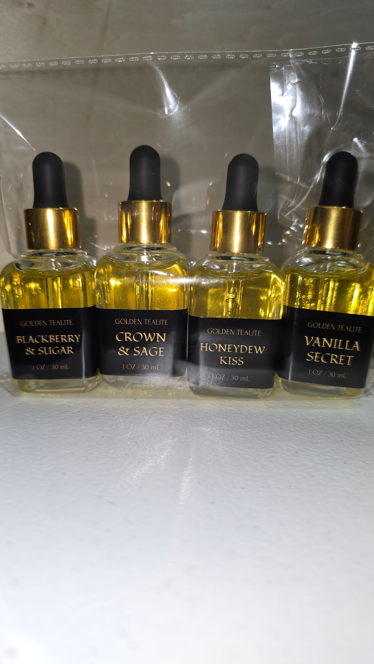 GOLD3N T3ALIT3| THE LUXÉ EDITS Bundles | (4) 1oz Luxury Body Elixir Previews