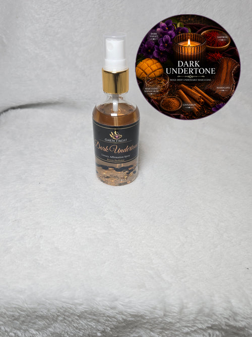 DARK UNDERTONE  Complete All-In *Signature Collection* Spray | (Body / Home / Travel ) Crystal-infused 4oz