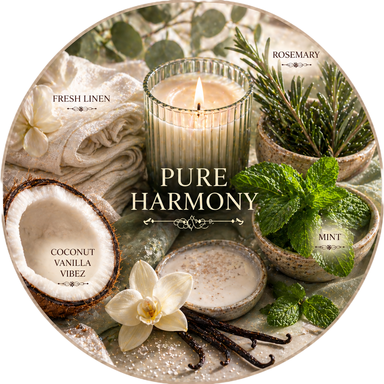 PURE HARMONY  Complete All-In *Signature Collection* Spray | (Body / Home / Travel ) Crystal-infused 4oz