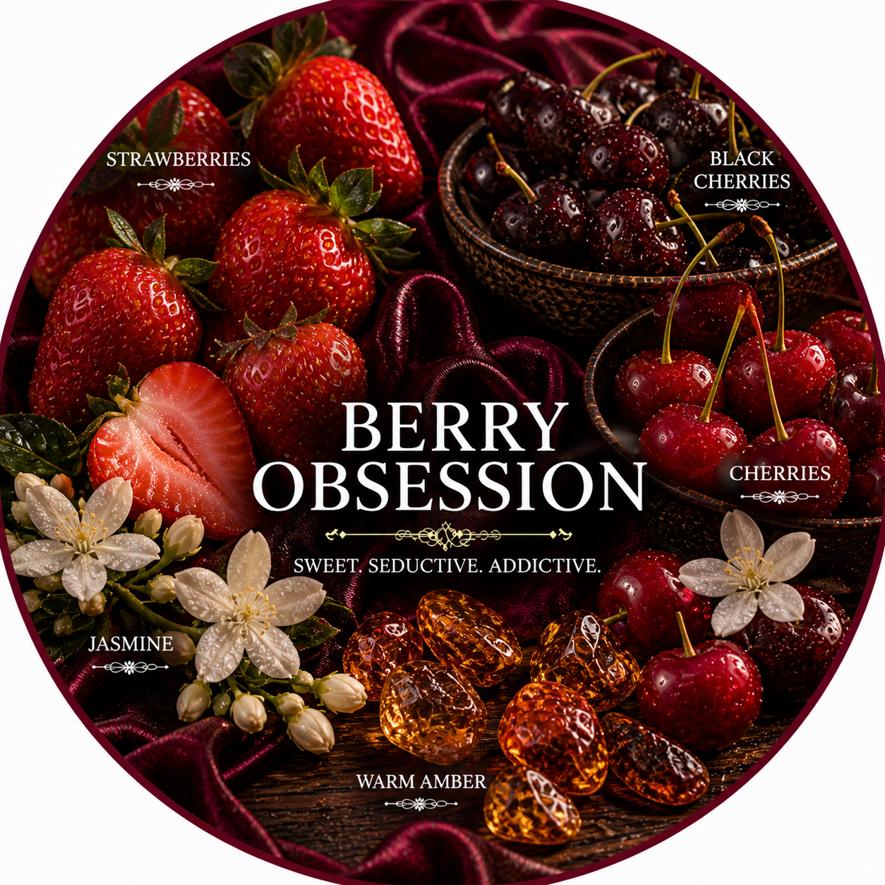 BERRY OBSESSION Complete All-In Spray | (Body / Home / Travel ) Crystal-infused 4oz