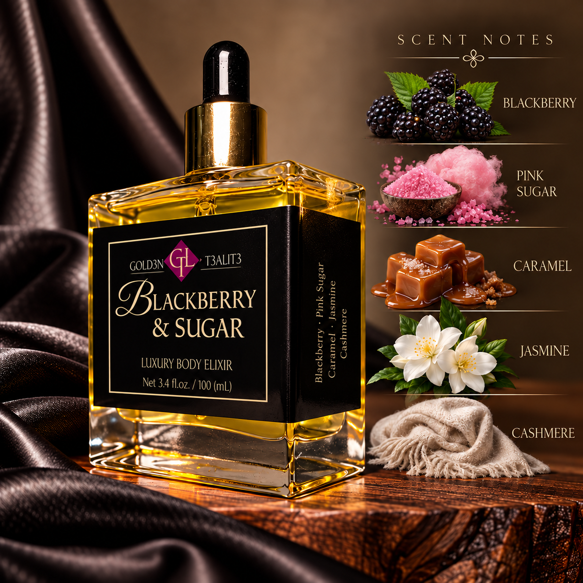 BLACKBERRY & SUGAR | Luxury Body Elixir