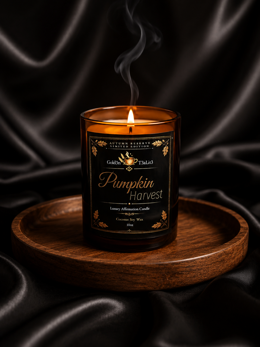 PUMPKIN HARVEST *Limited Autumn Edition* | Affirmation Candle  Coconut Soy 10oz