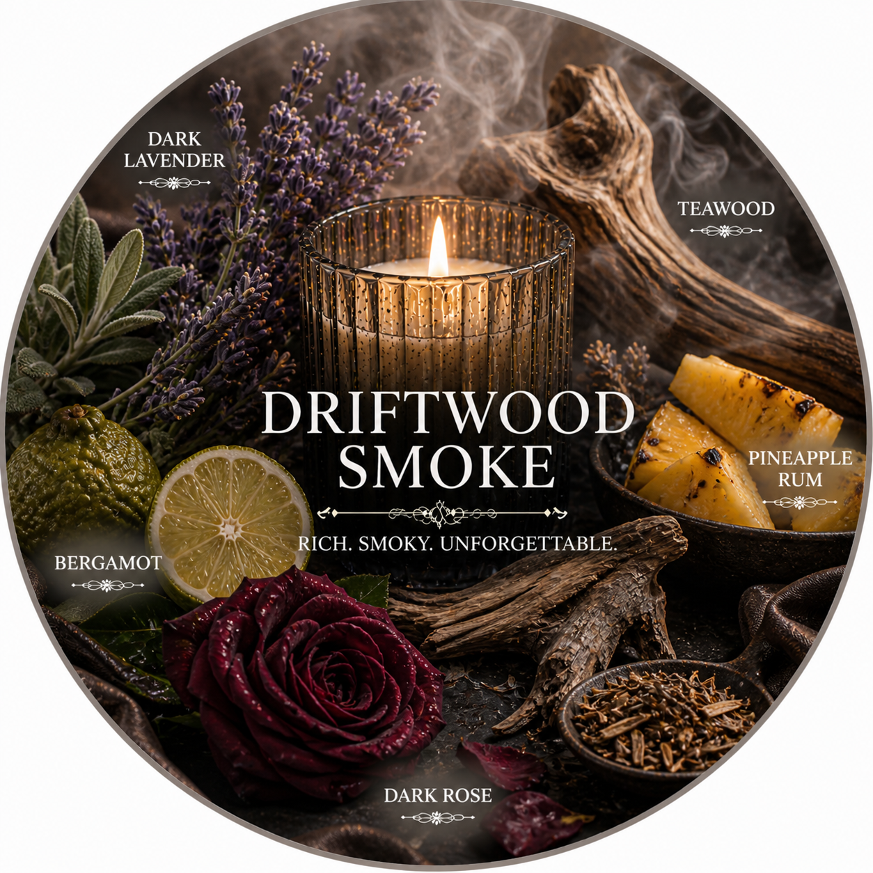 DRIFTWOOD SMOKE | Affirmation Candle 12oz