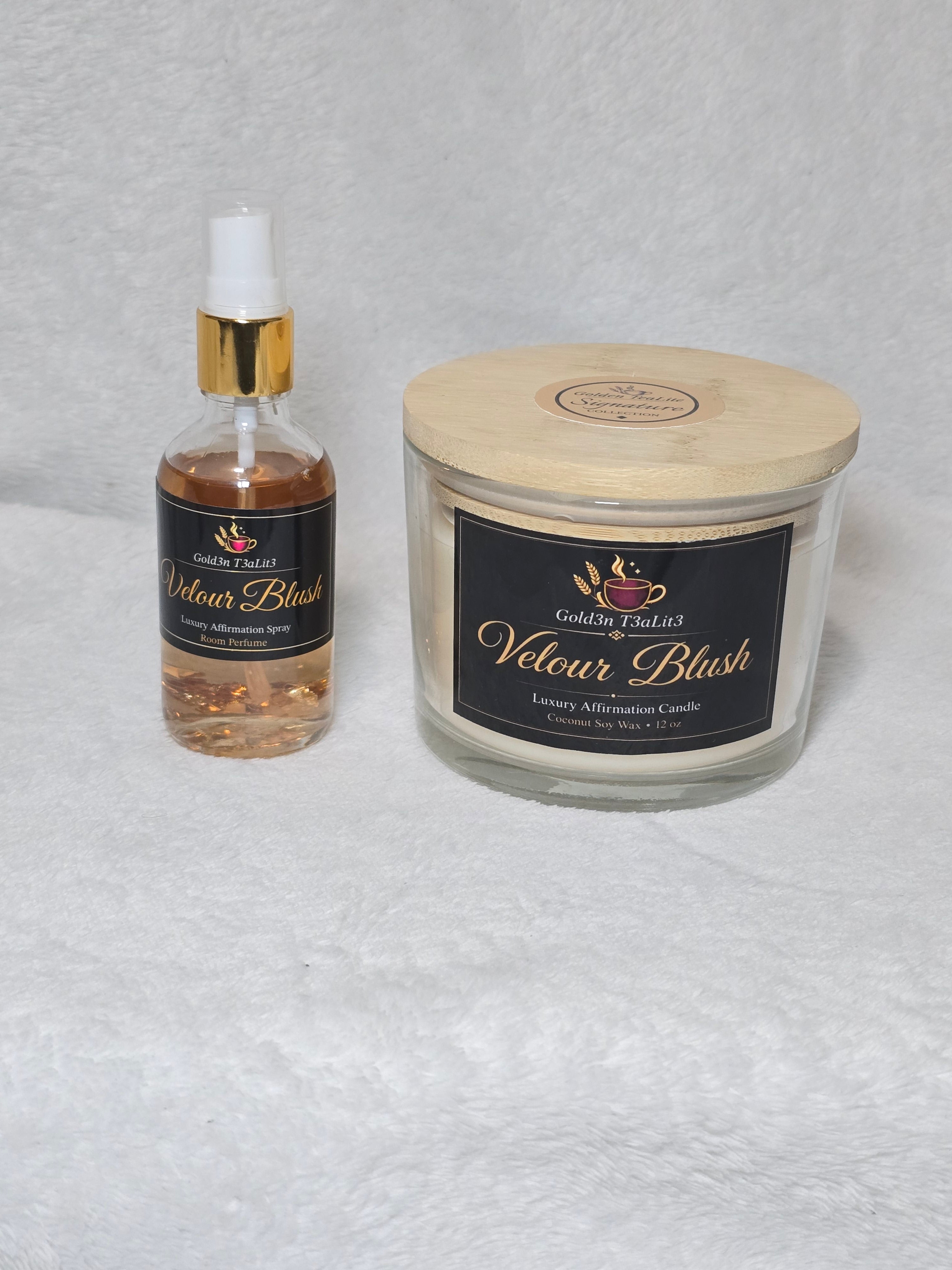 VELOUR BLUSH   *Signature Collection | Luxury Affirmation Candle 12oz