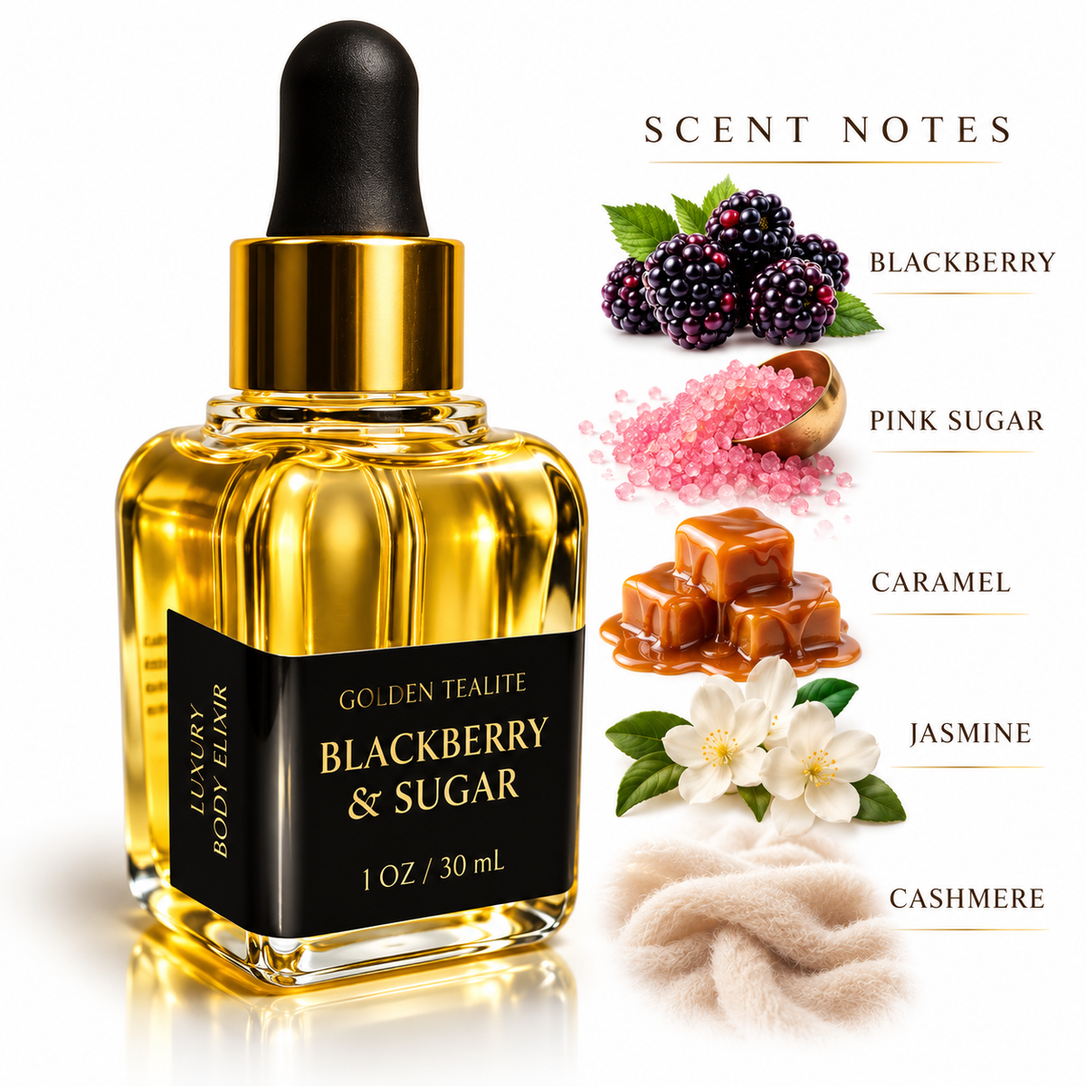 GOLD3N T3ALIT3 Luxury Body Elixirs (1 oz Previews)