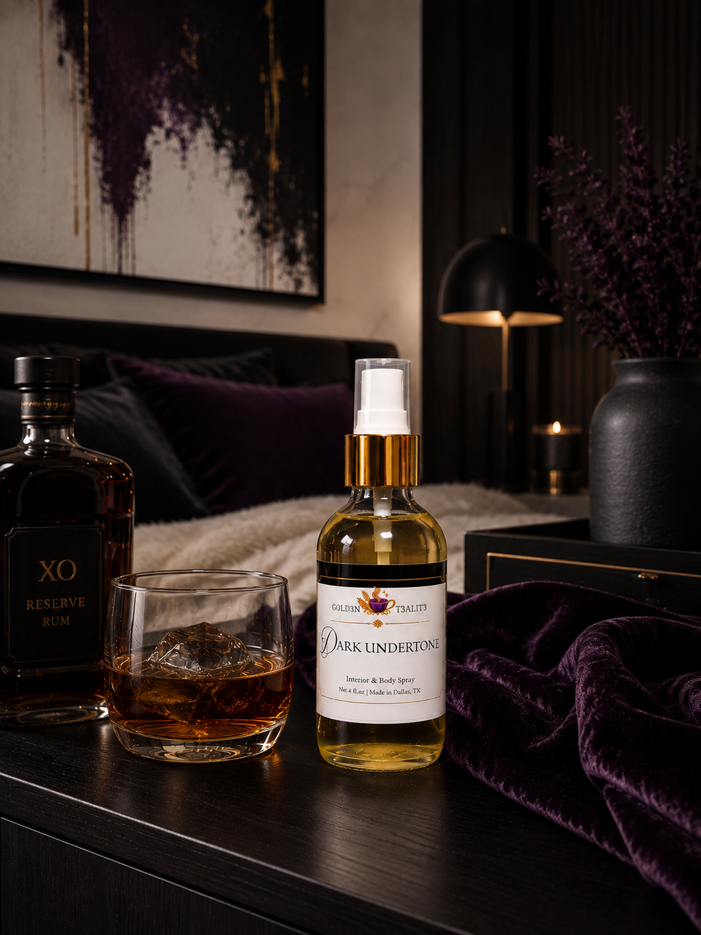 DARK UNDERTONE| Luxury Interior & Body Spray (Eau de Toilette)