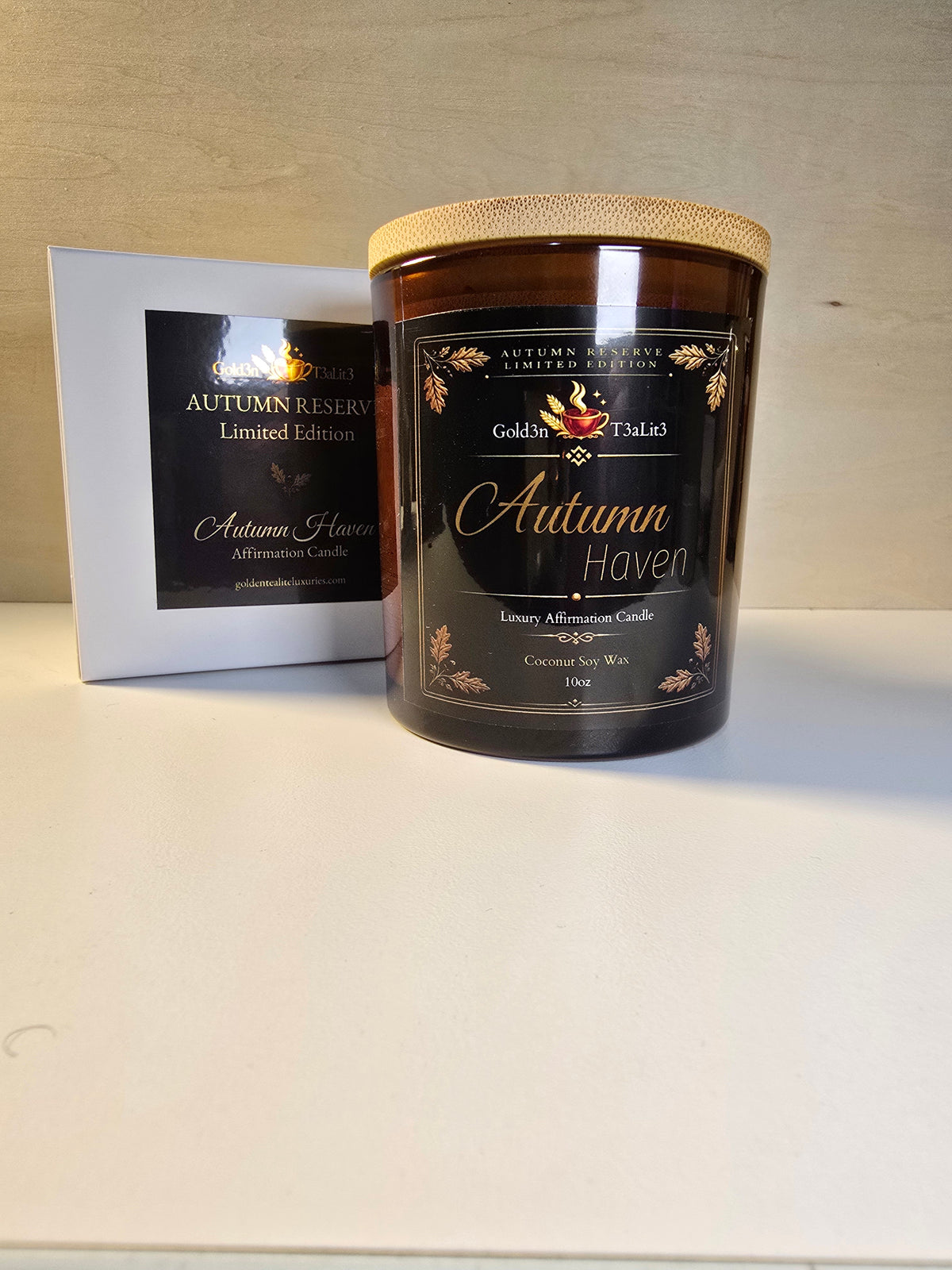 AUTUMN HAVEN *Limited Autumn Edition* | Affirmation Candle  Coconut Soy 10oz