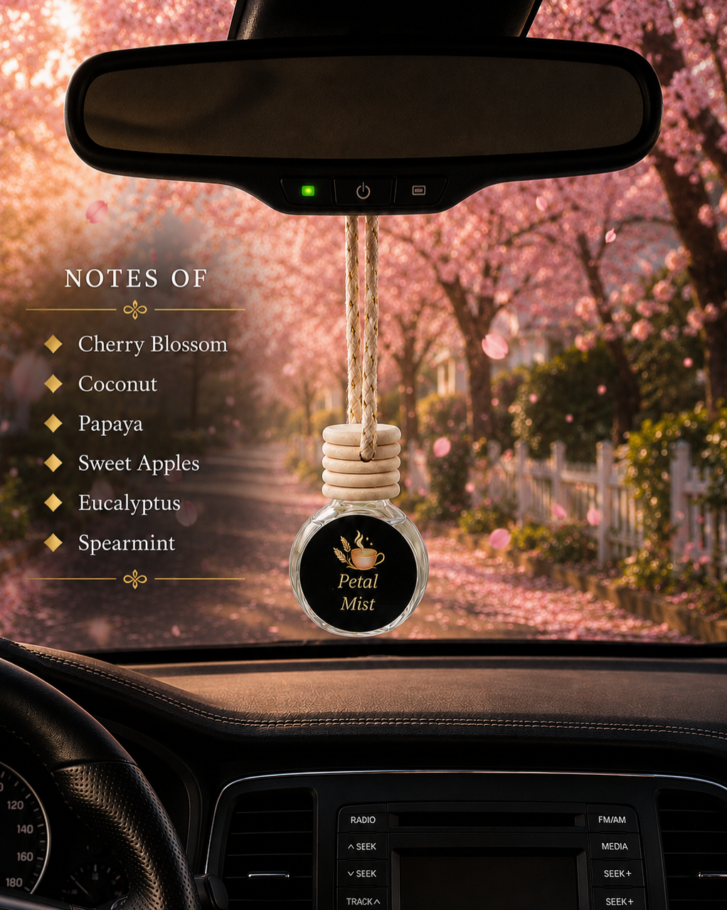 PETAL MIST Car Diffuser | Custom Blend (8mL)