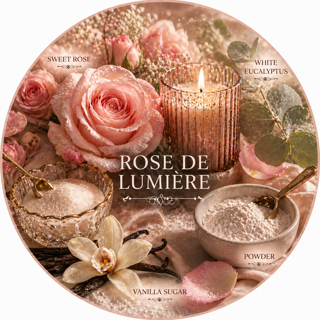 ROSE DE LUMIÈRE |  Luxury Scent Pearls | Premium Coconut Soy Wax Melts