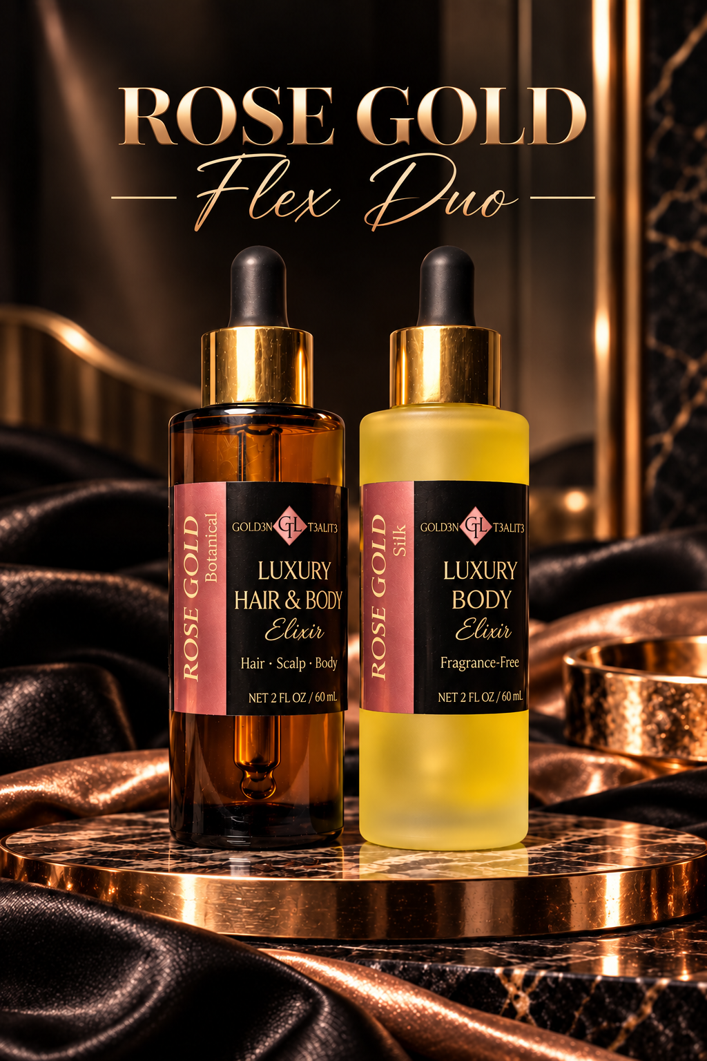 THE ROSE GOLD COLLECTION | SILK UNSCENTED & BOTANICAL