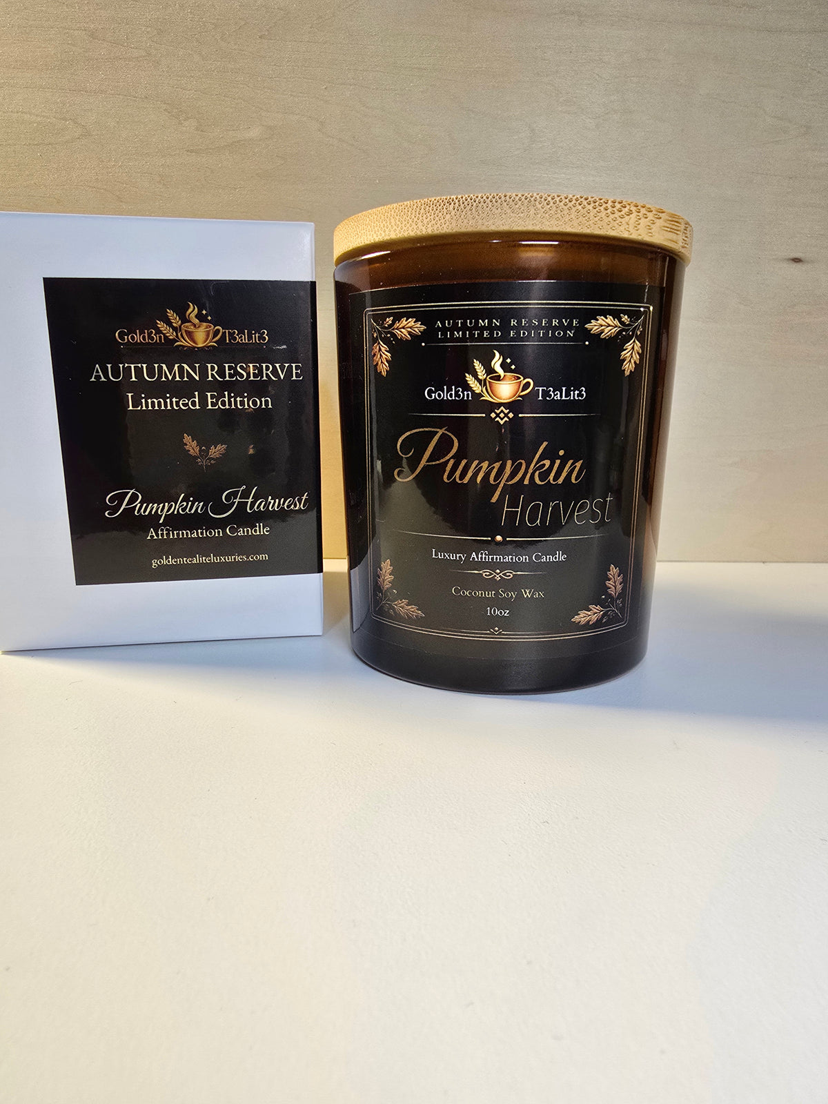 PUMPKIN HARVEST *Limited Autumn Edition* | Affirmation Candle  Coconut Soy 10oz